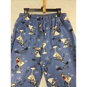 Croft & Barrow Pin Up Girl Lounge Sleep Pants Men's Medium Sleepwear Comfort